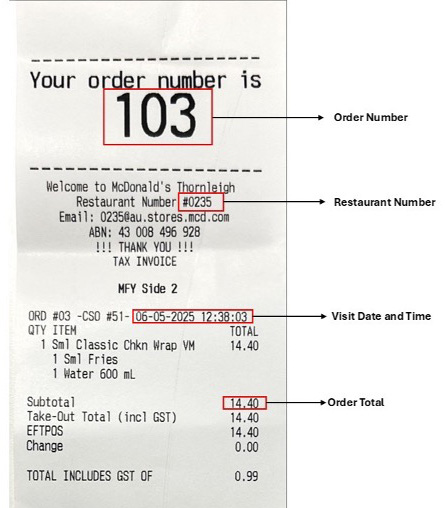 Receipt Example