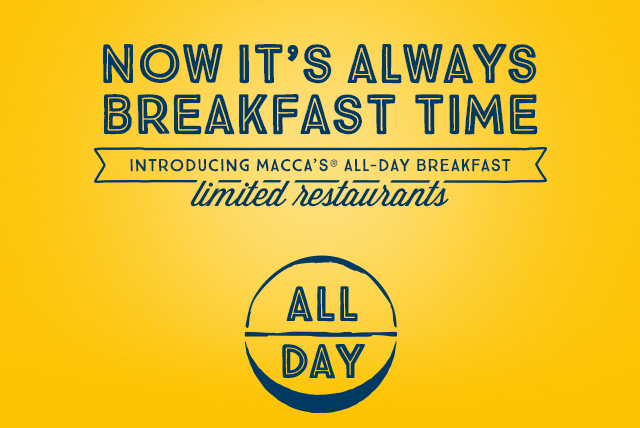 Mcdonalds no longer serving breakfast all day