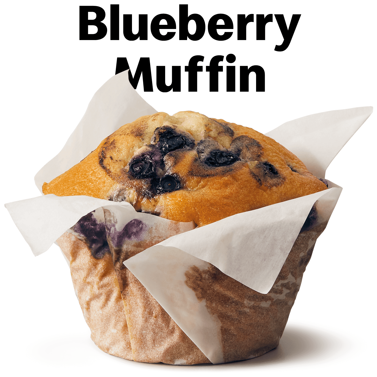 McDonald's Blueberry Muffin McCafé Blueberry Muffin McDonald's