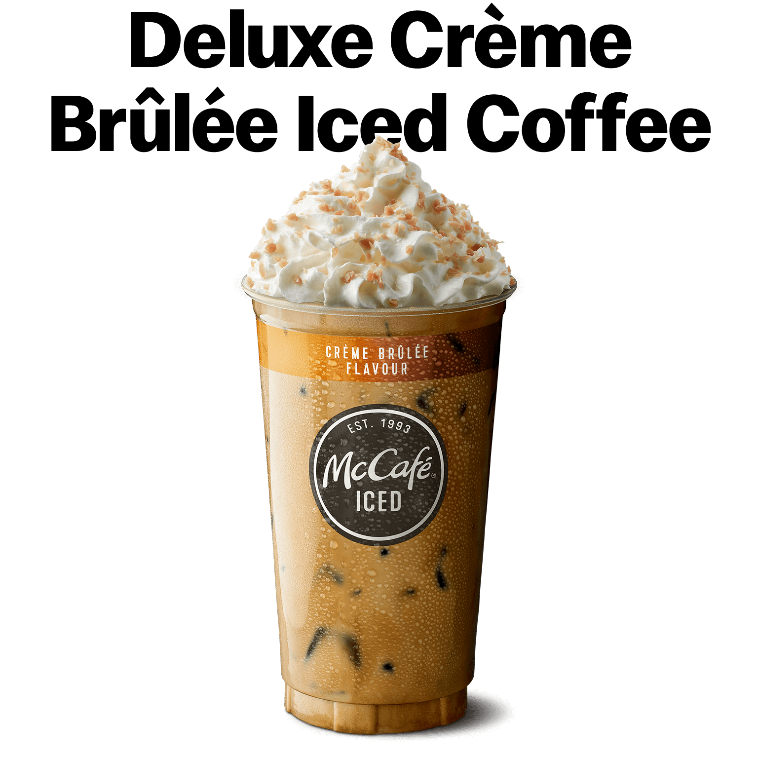 Deluxe Cr me Br l e Iced Coffee McDonald s Australia