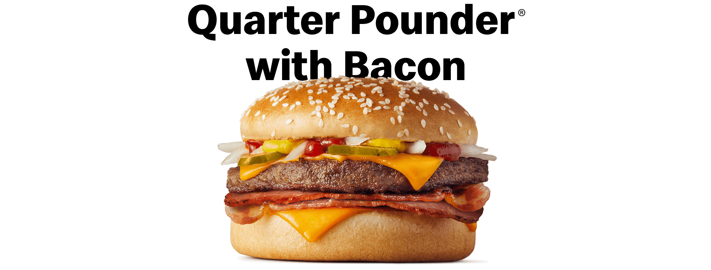 Quarter Pounder® with Bacon McDonald's Australia