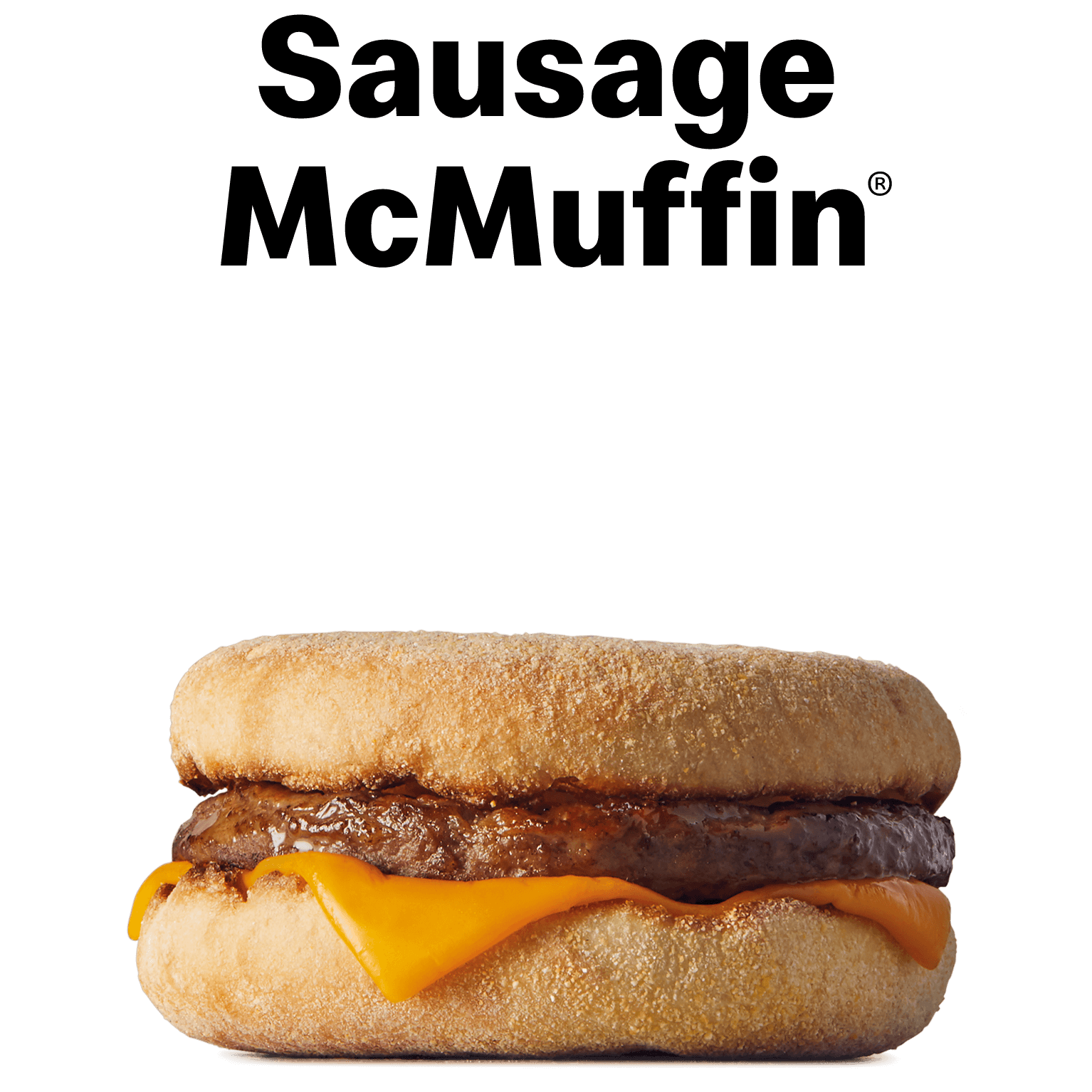 Sausage McMuffin Breakfast Menu McDonald's AU
