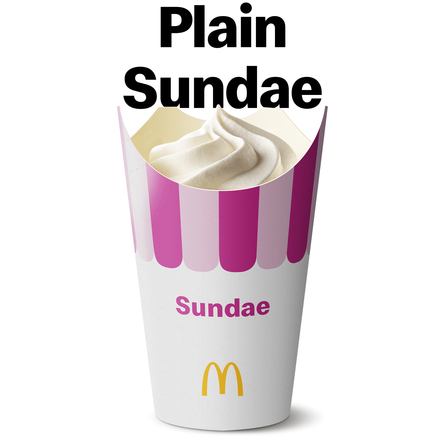 Plain Sundae | Dessert Menu | McDonald's AU