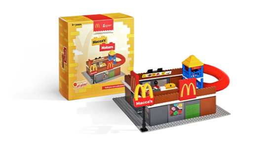 Maccas is dropping a limited-edition building set for McHappy Day